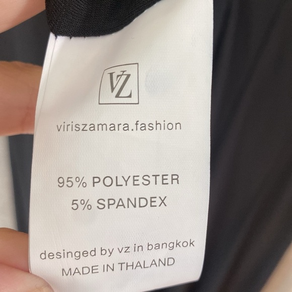 Viris Zamara Women’s Sleeveless Maxi Dress Black Sz Medium Evening Prom Wedding - Picture 11 of 12